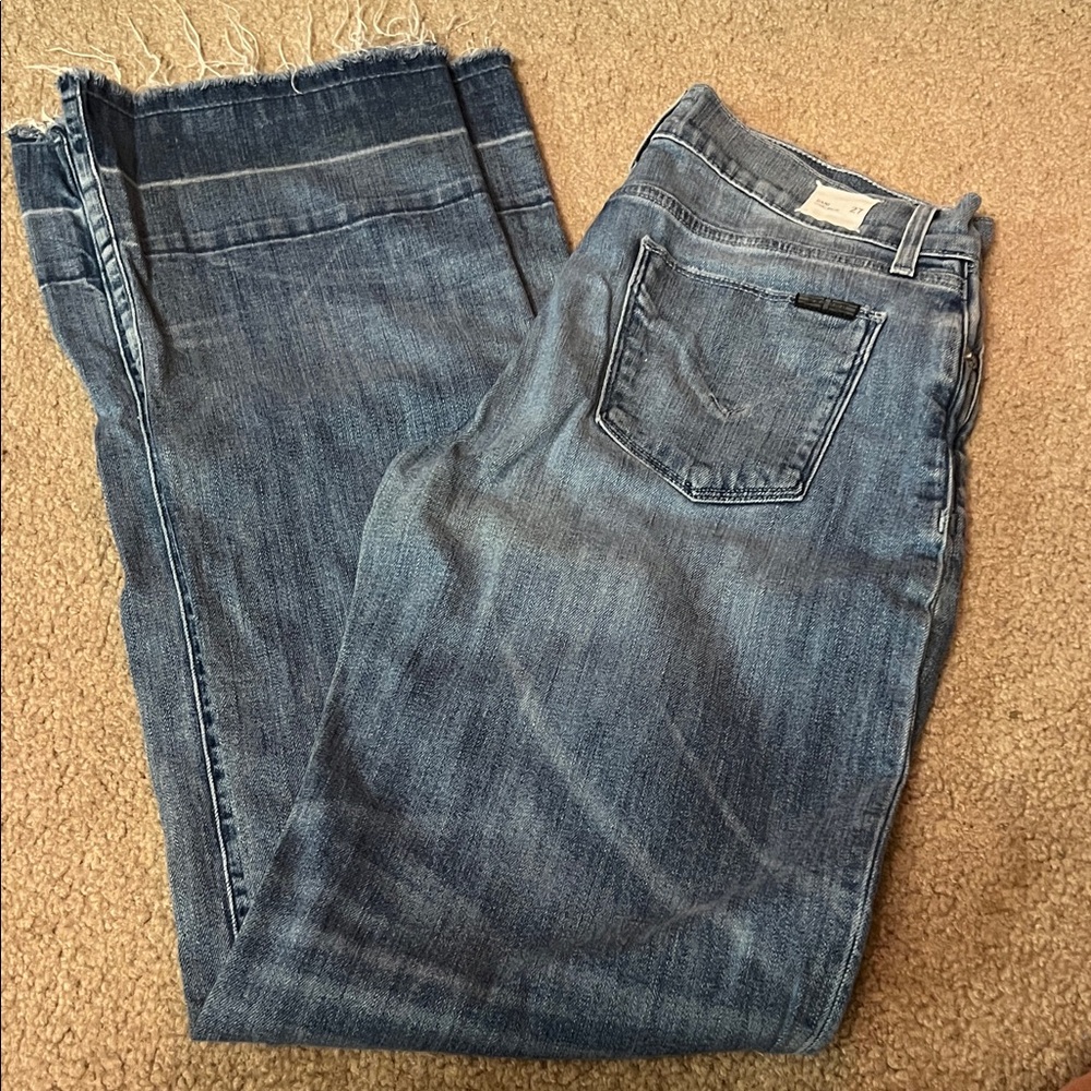 Hudson Dani Jeans Women's wide Leg Blue Denim